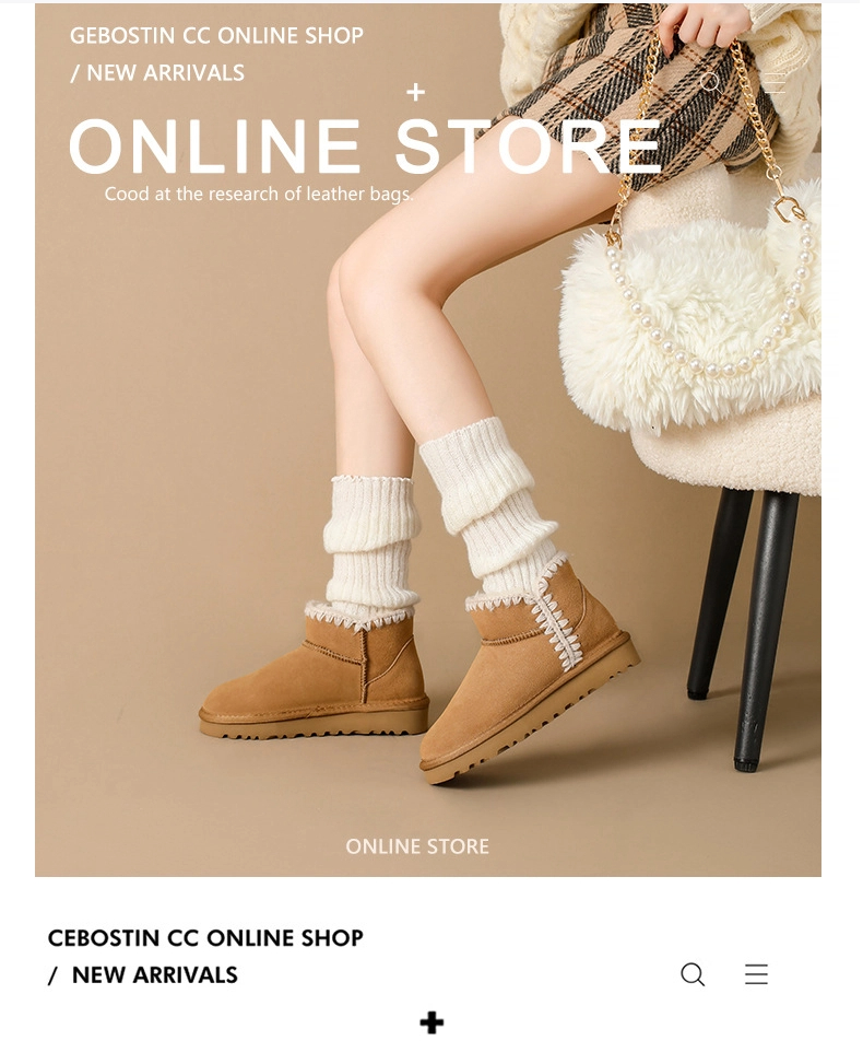 Bottes de neige d'hiver pour femmes, chaussures pour hommes, bottines d'automne et d'hiver, bottes chaudes à la mode pour femmes et hommes, baskets de sport en plein air, 2025_voghion.com