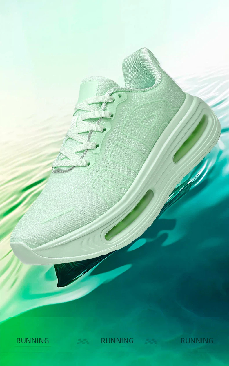 Breathable Men's Running Trainers With Suede And Rubber Sole_voghion.com