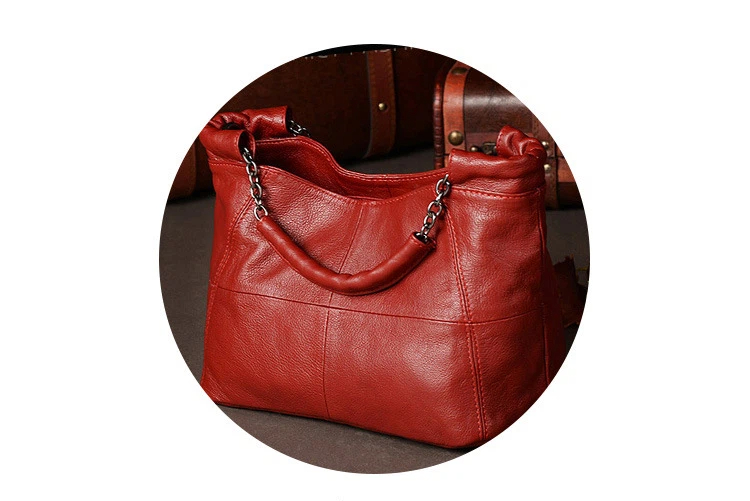 Women's Handbag, Handbag, Top Layer Cowhide, Women's Handbag, Chain Bag_voghion.com