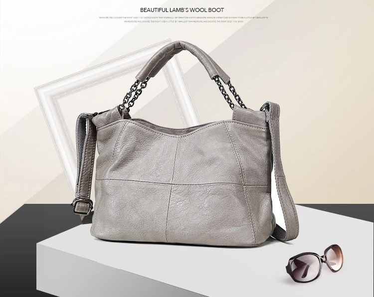 Women's Handbag, Handbag, Top Layer Cowhide, Women's Handbag, Chain Bag_voghion.com