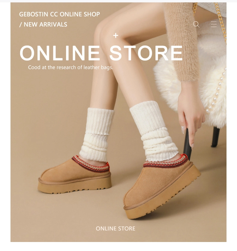 Designer Snow Boots Classics Slippers Women Fur Slides Men Sand Ultra Mini Platform Boot Slip-on Les Petites Suede Non Slip, Toe Cap Slippers Designer_voghion.com